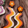 70's Pattern Earrings