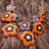 70's Flower Necklace