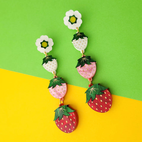 Strawberry Statement Earrings