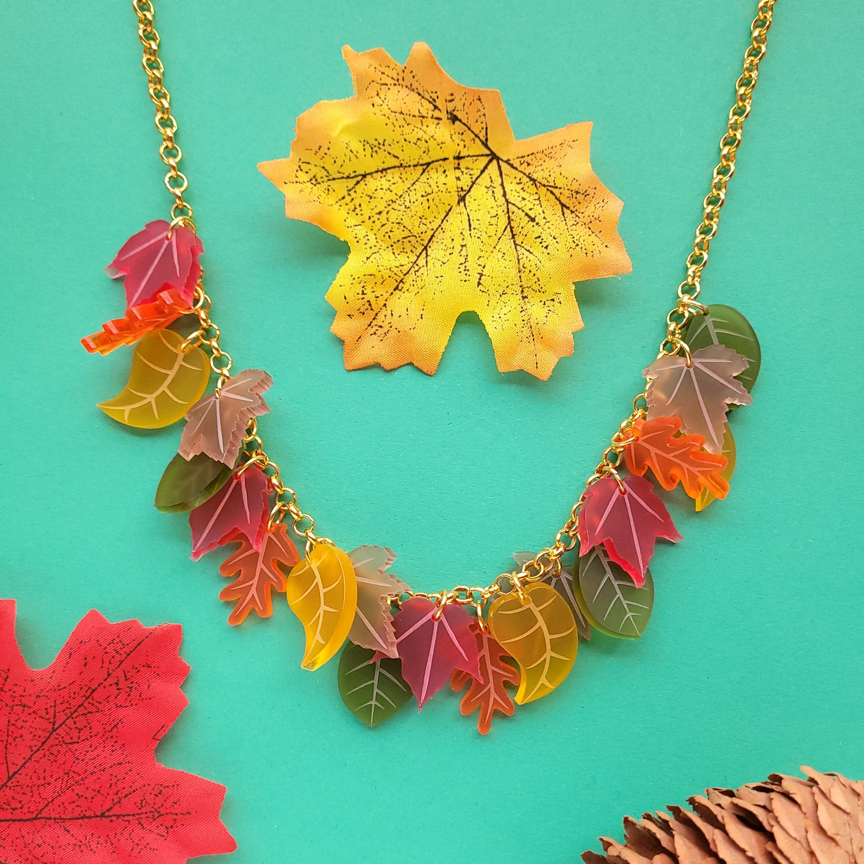 Autumn Leaves Necklace