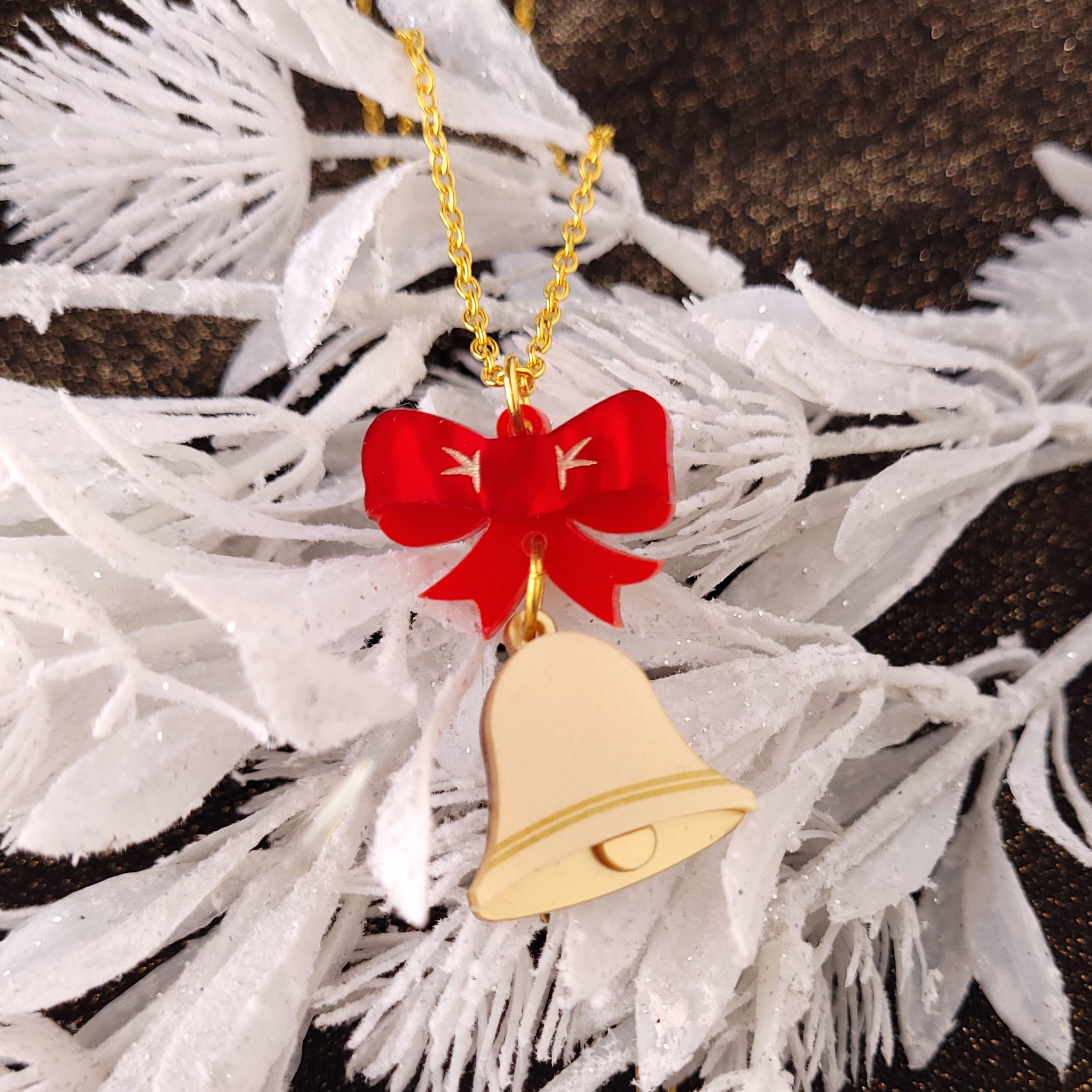 Bell & Bow Necklace
