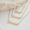 F Word Necklace
