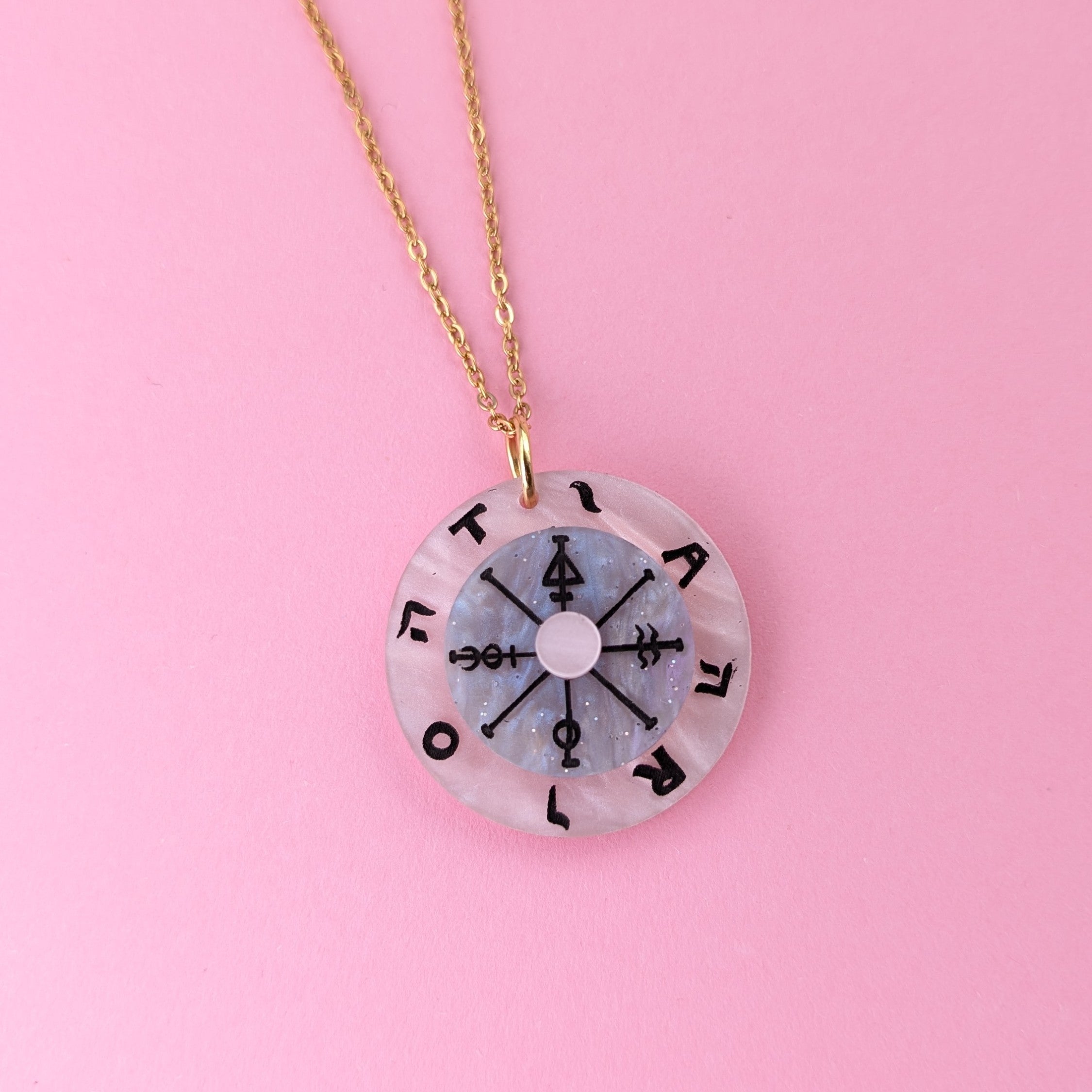 Tarot Fortune Fidget Necklace