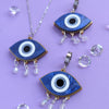 Evil Eye Huggie Earrings