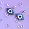 Evil Eye Huggie Earrings