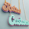 Retro Name Necklace