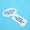Speech Bubble Necklace