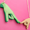 Make Contact Necklace