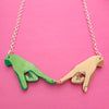 Make Contact Necklace