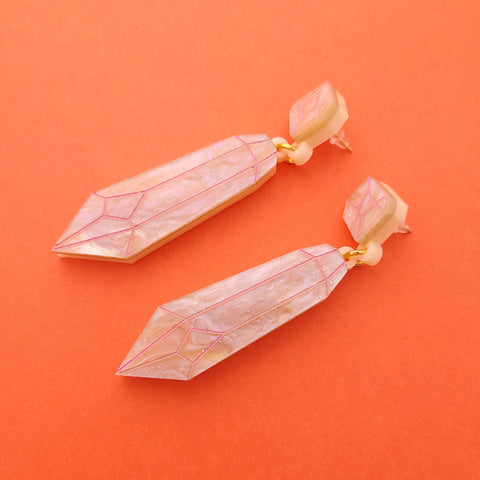 Rose Quartz Earrings