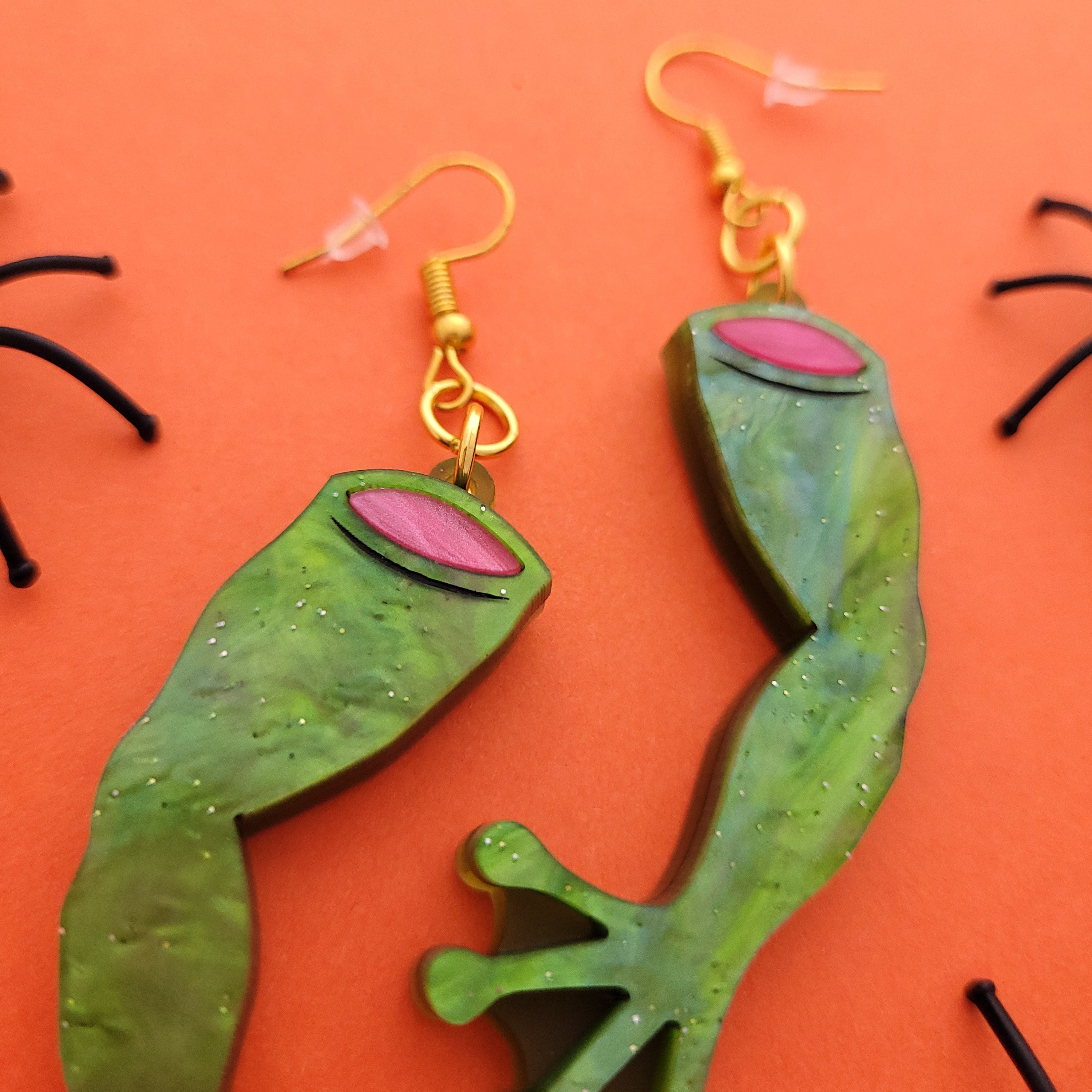 Leg earrings deals
