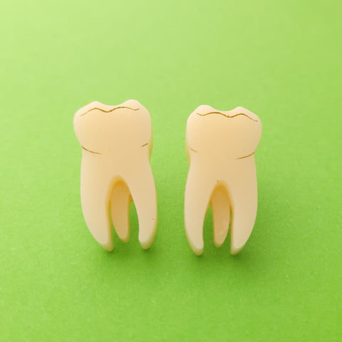 Tooth Earrings