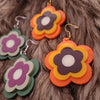 70's Flower Earrings