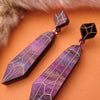 Purple Tourmaline Earrings