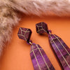 Purple Tourmaline Earrings
