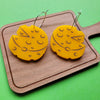 Cheese Earrings