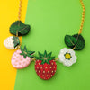 Strawberry Statement Necklace