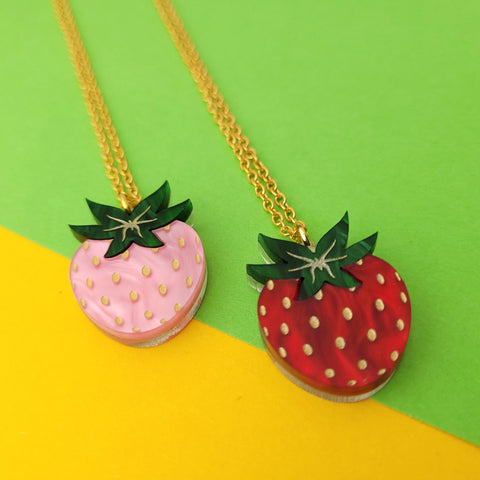 Mini Strawberry Necklace