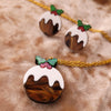 Christmas Pudding Earrings