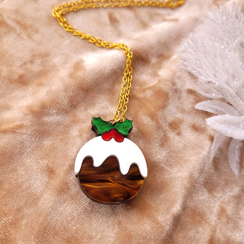 Christmas Pudding Necklace