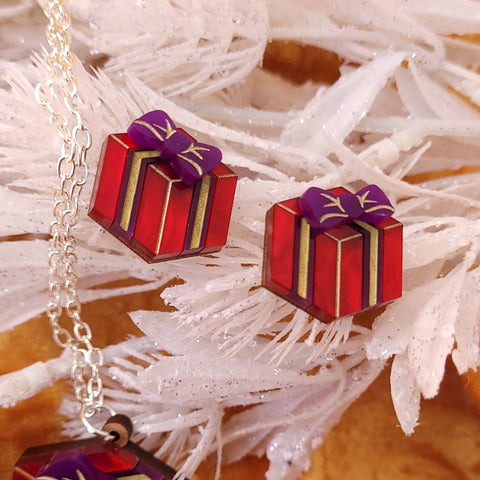 Christmas Present Earrings