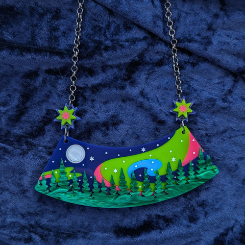 Northern Lights Statement Necklace