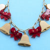 SECONDS - Bells & Bows Necklace