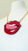 Art Of Drag Lips Necklace