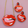 Art Of Drag Lips Necklace