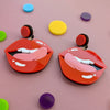 Art Of Drag Lips Earrings