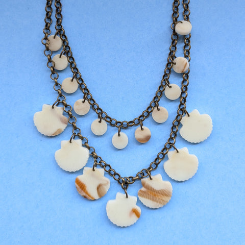 SECONDS - Shell Statement Necklace