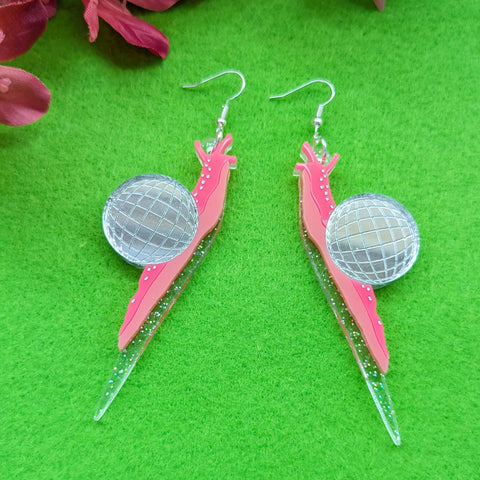 Disco Snail Earrings