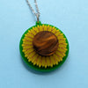 Sunflower Fidget Necklace