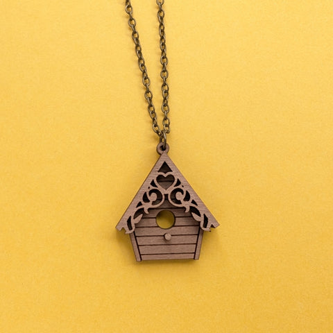 SECONDS - Birdhouse Necklace