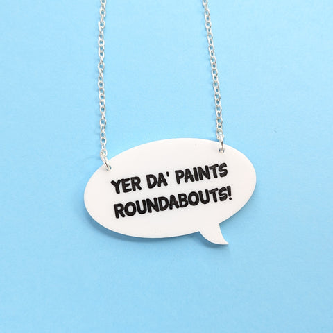 SECONDS - Speech Bubble Necklace