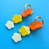 SECONDS - Flower Hoop Earrings