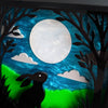 Gazing Hare Shadow Box
