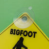 Bigfoot Crossing Window Sign