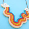 Retro Rainbow Necklace