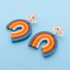 Retro Rainbow Earrings