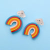 Retro Rainbow Earrings