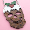 SECONDS - Skull Xmas Pud Statement necklace