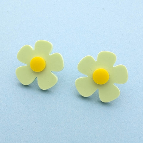 SECONDS - Retro Flower Studs