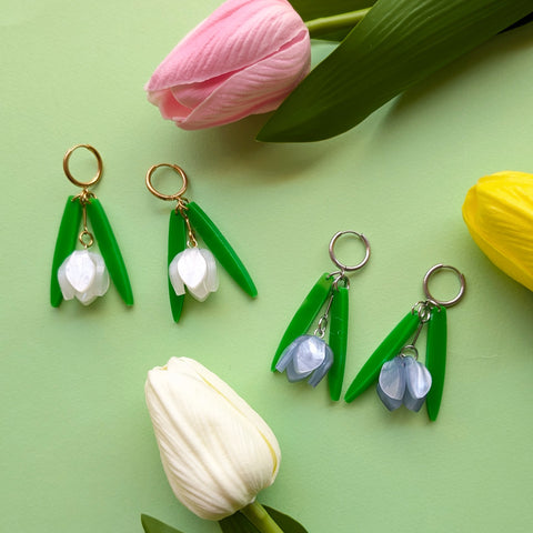 Spring Tulip Earrings