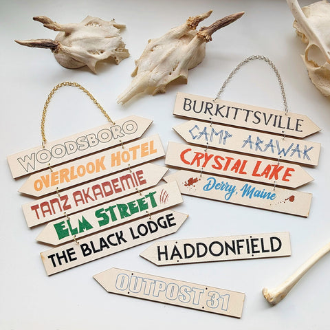 Horror Destination Signs