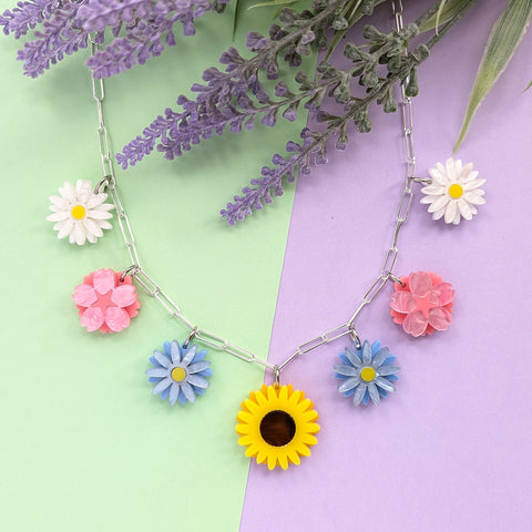Spring Meadow Charm Necklace