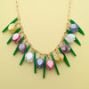 SECONDS - Spring Tulips Statement Necklace