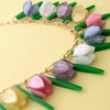 SECONDS - Spring Tulips Statement Necklace