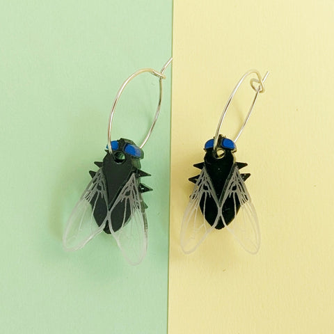 Fly Hoop Earrings