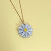 SECONDS - Blue Daisy Necklace